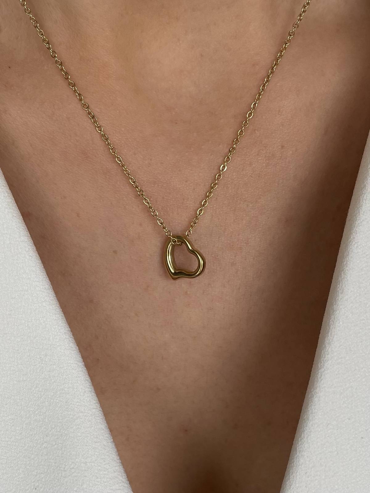 IMG_1475 Kalp Desenli Çelik Kolye