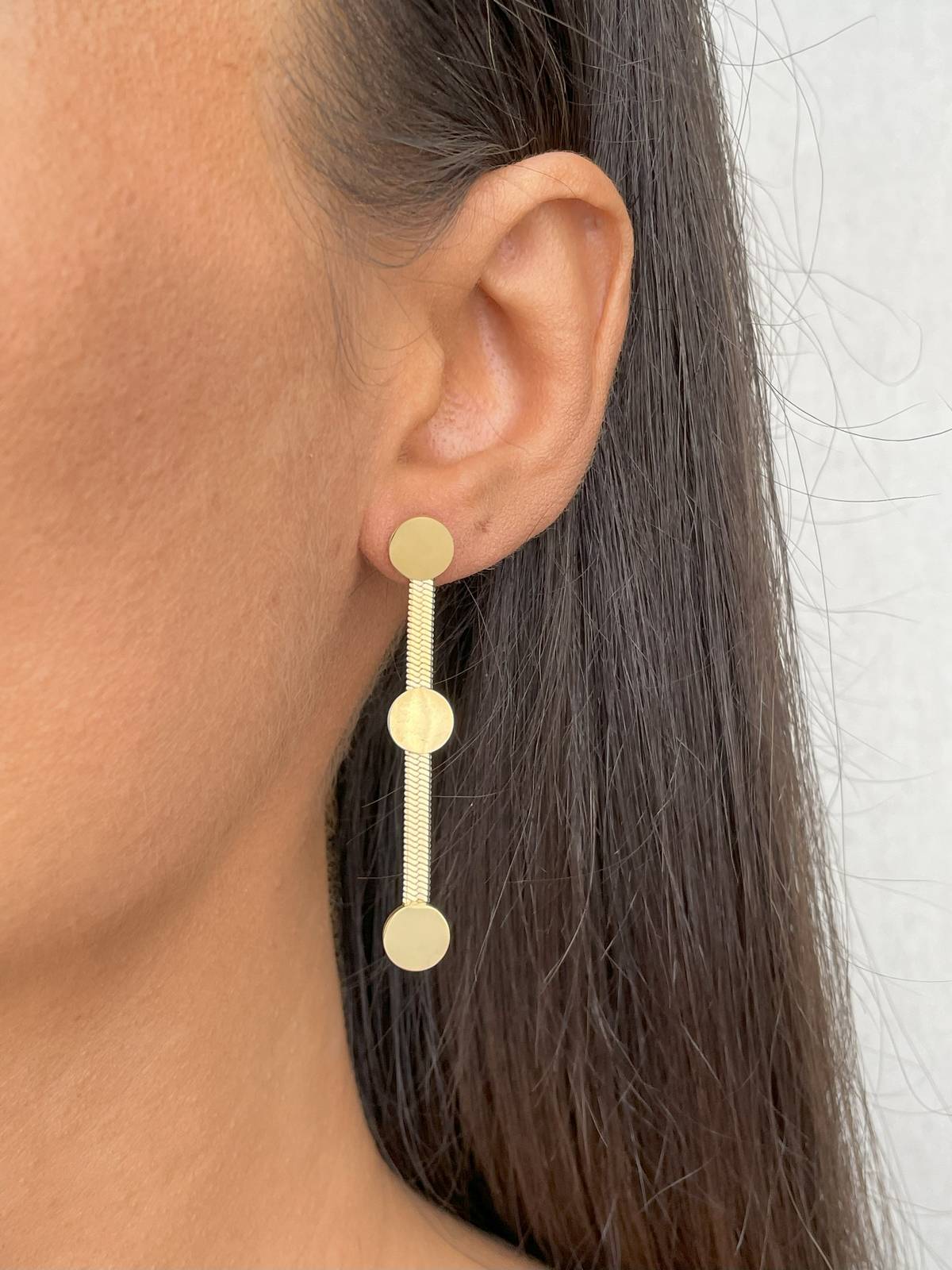 IMG_2684 Özel Seri Geometrik Tasarım İtalyan Zincir Küpe