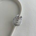 Spiral Tasarım Earcuff Altın Kaplama Küpe