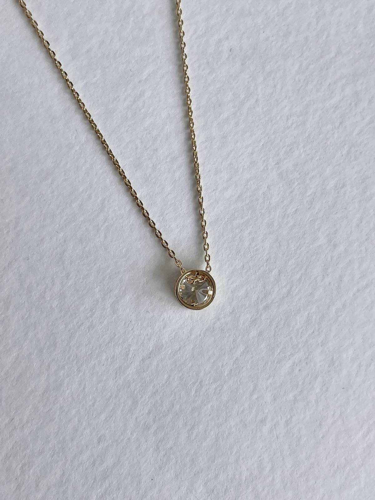 IMG_7514 2 Zirkon Taşlı Tek Taş Tasarım Kolye