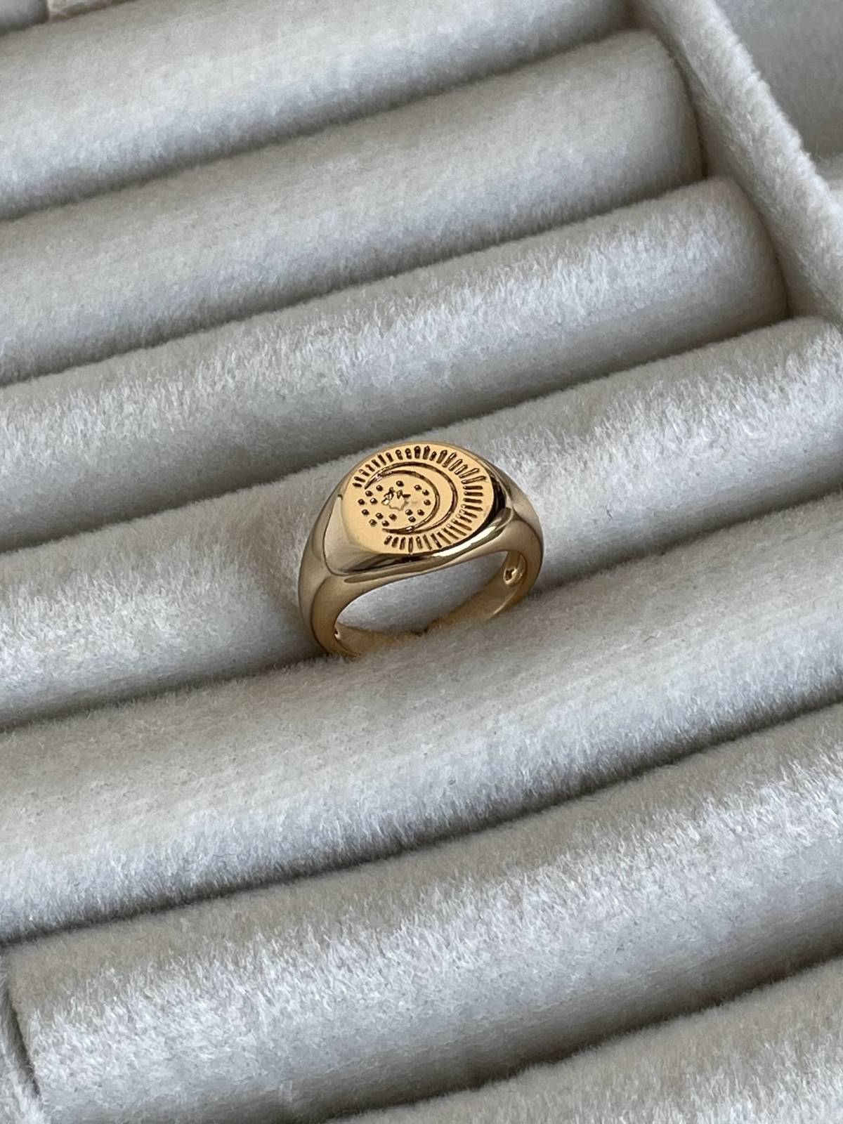 IMG_7686 Özel Seri Ay Tasarım Şövalye Yüzük