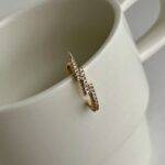 Özel Seri Zirkon Taşlı Gold Earcuff