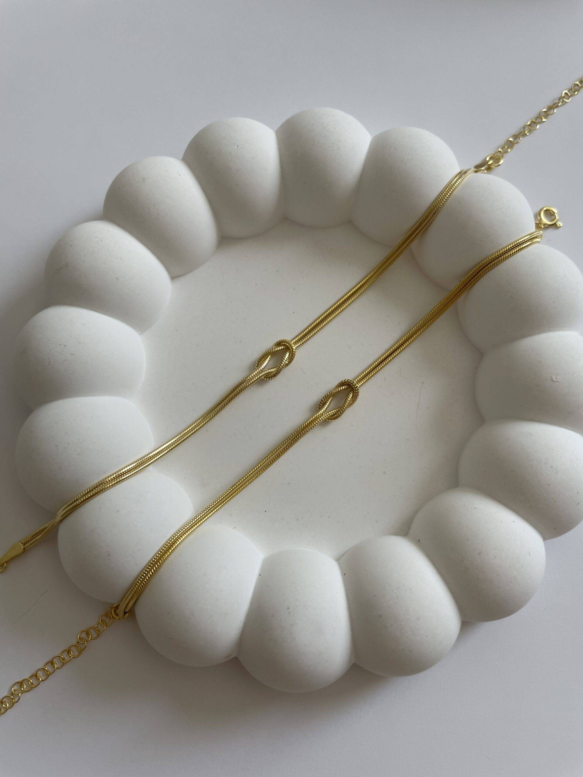 img_4465 925 Gümüş Kadın Düğüm Tasarım Bileklik