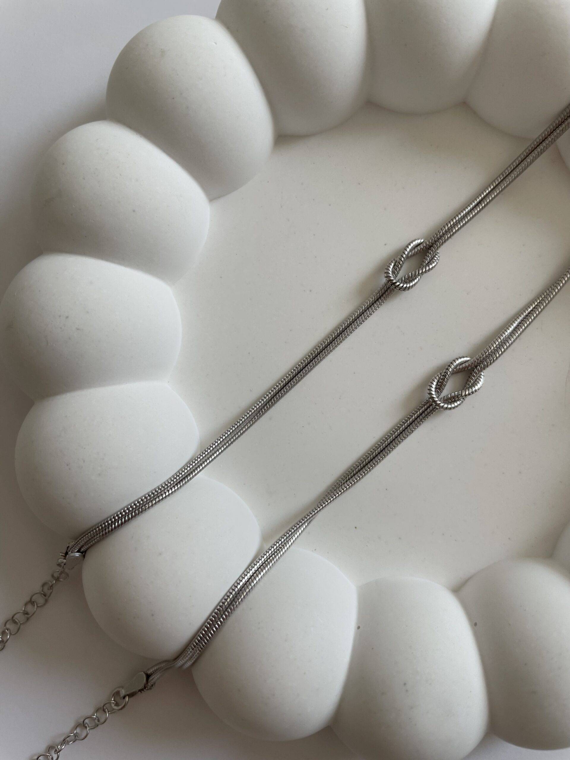 img_4474 925 Gümüş Erkek Düğüm Tasarım Bileklik