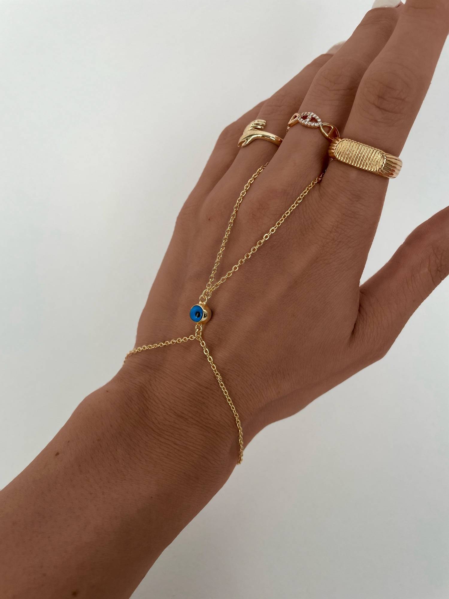 img_1608 Özel Seri Nazar Boncuklu Zincir Şahmeran