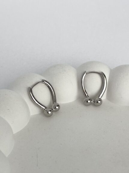 Özel Seri Marka Tasarım Gümüş Küpe