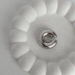 Özel Seri Küçük Boy Kalın Gümüş Halka Earcuff