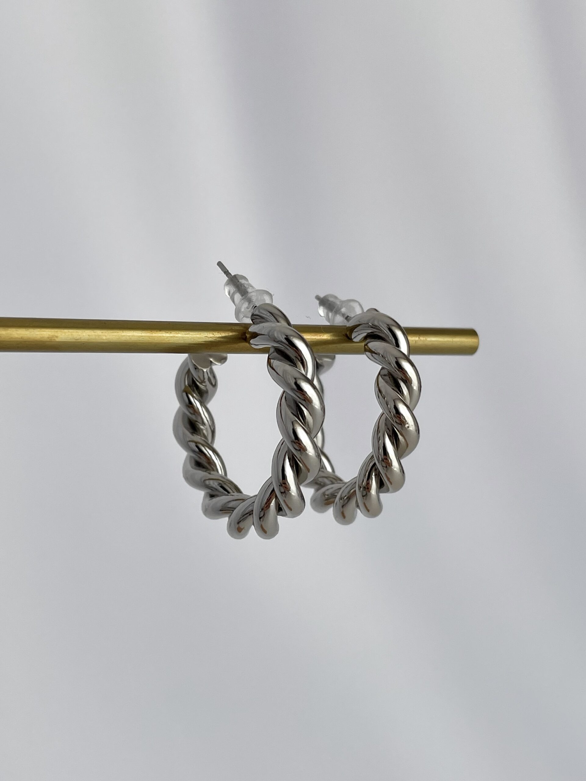 img_7825 Özel Seri Burgu Tasarım Gümüş Küpe