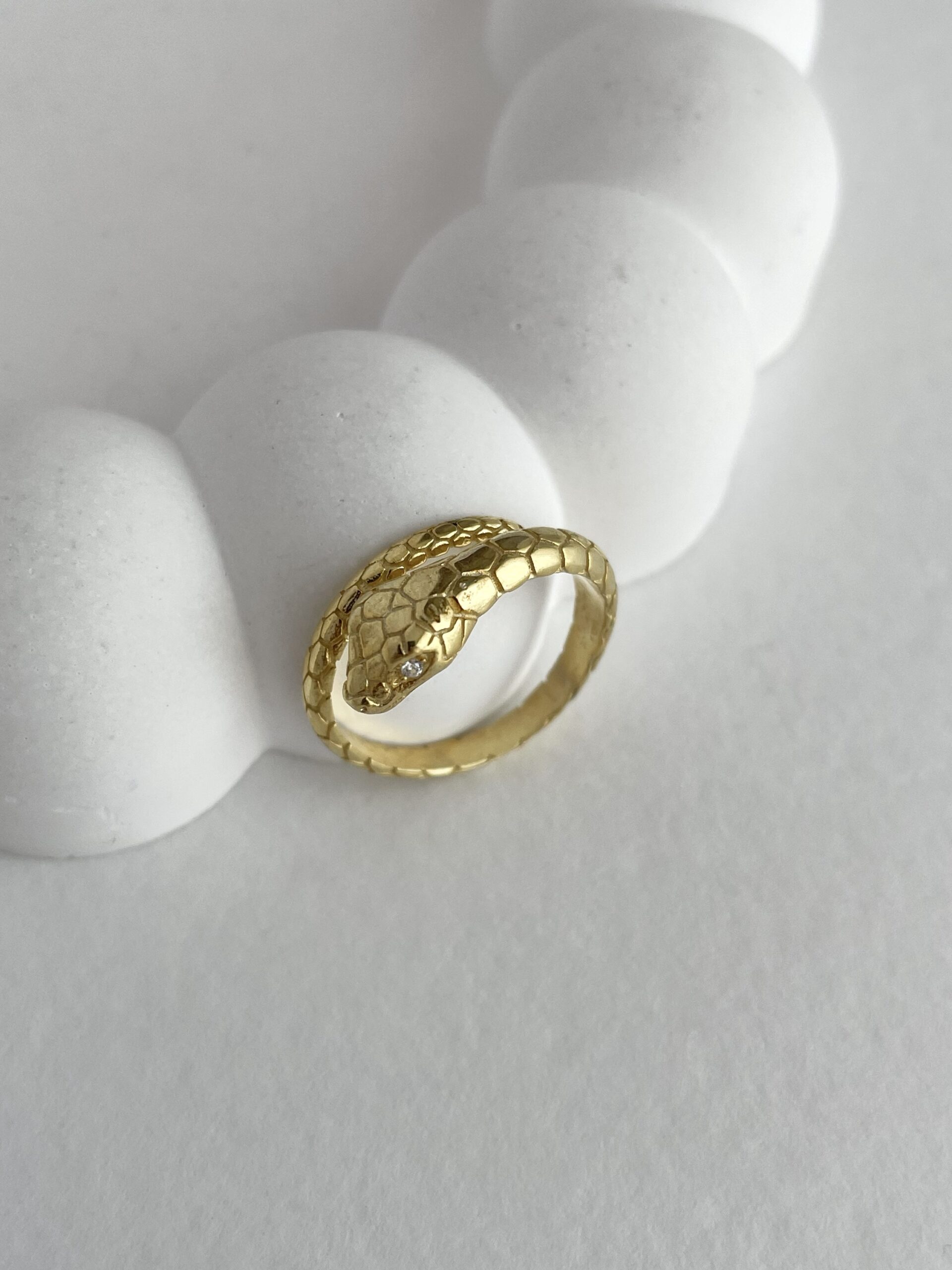 img_7854 925 Gümüş Zirkon Taşlı Yılan Tasarım Ayarlanabilir Yüzük