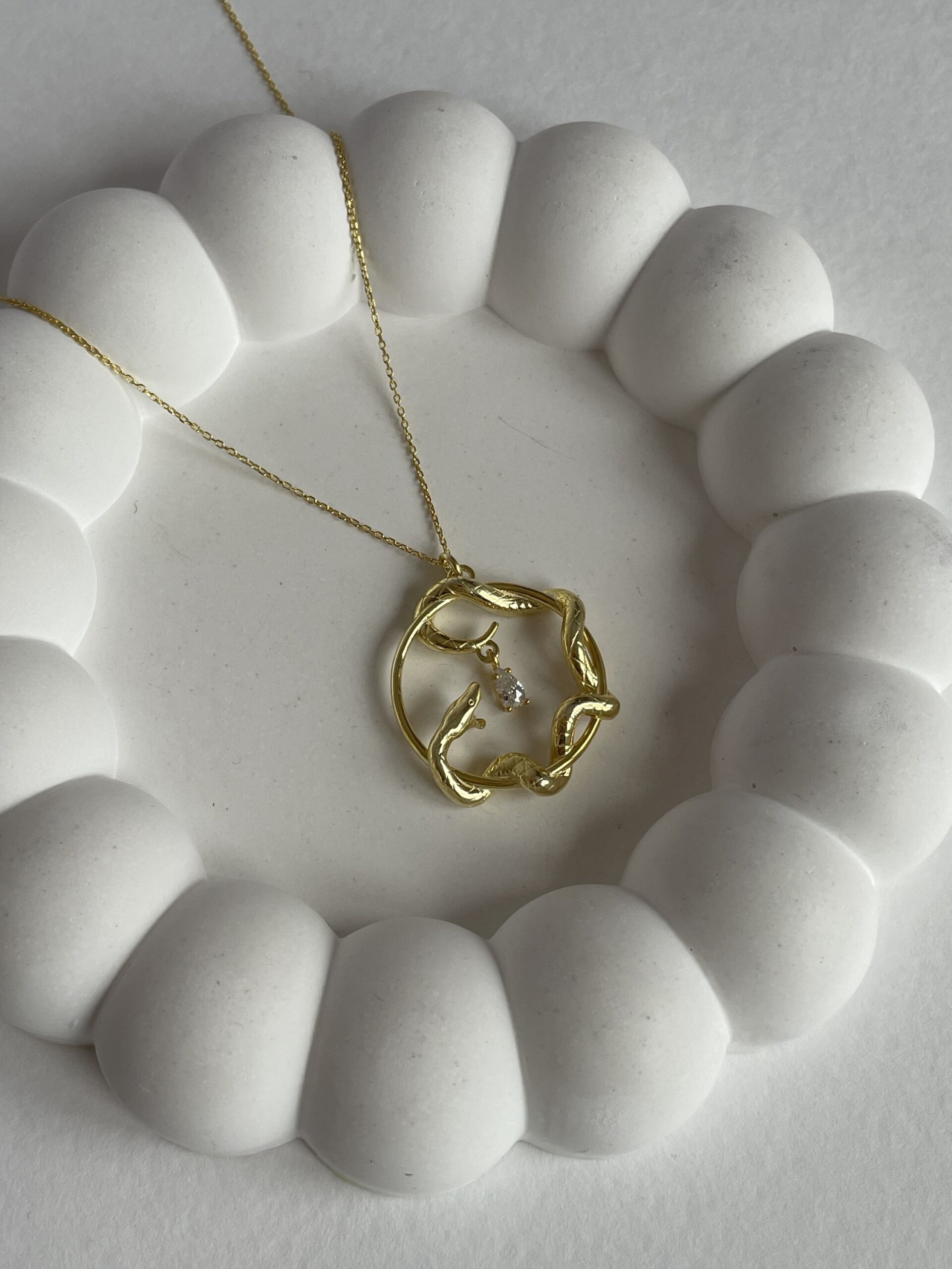 img_8447 925 Gümüş Yılan Tasarım Halka Kolye