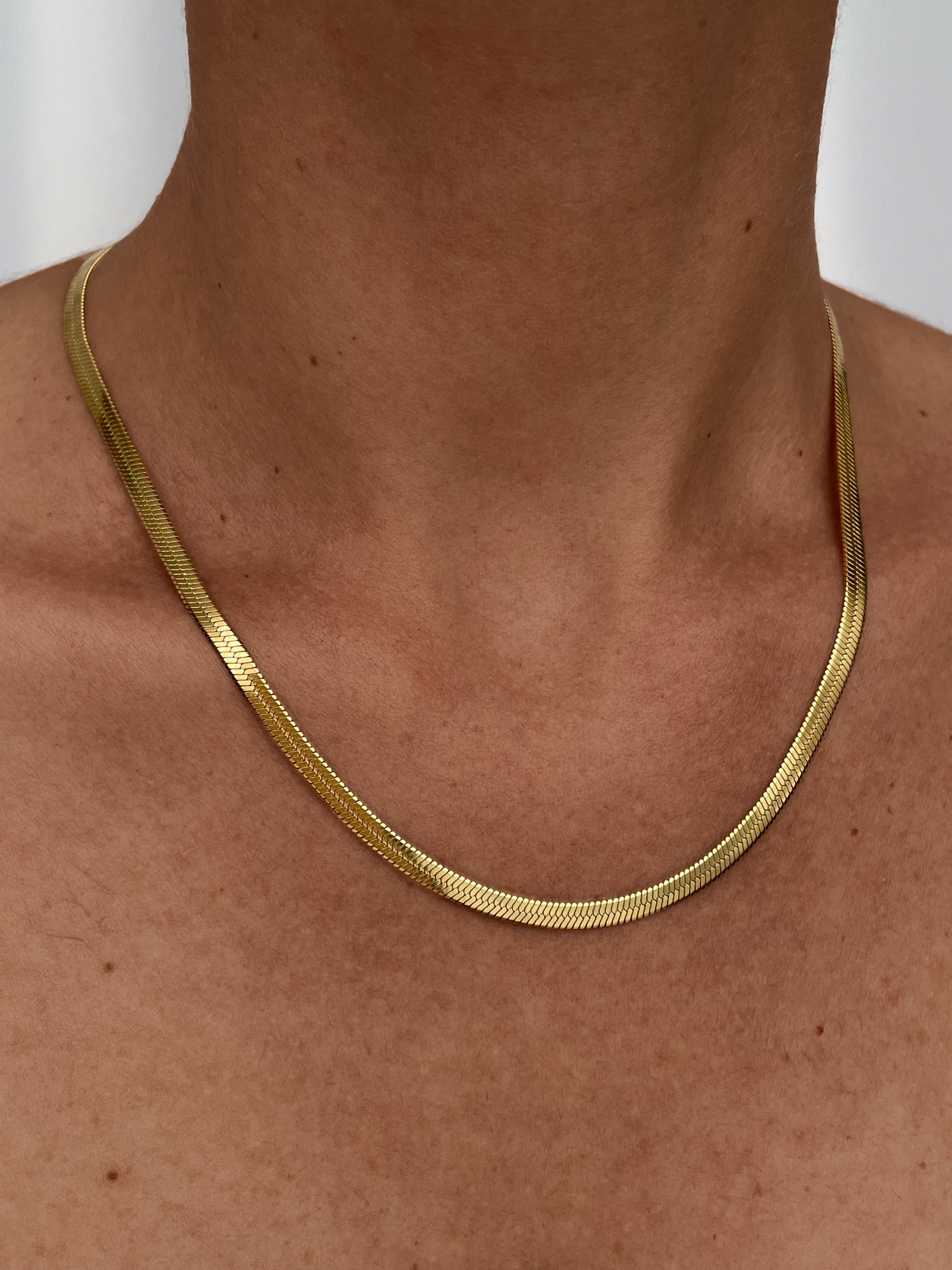 img_9261 Çelik Gold İtalyan Zincir Kolye 3mm 40+5cm