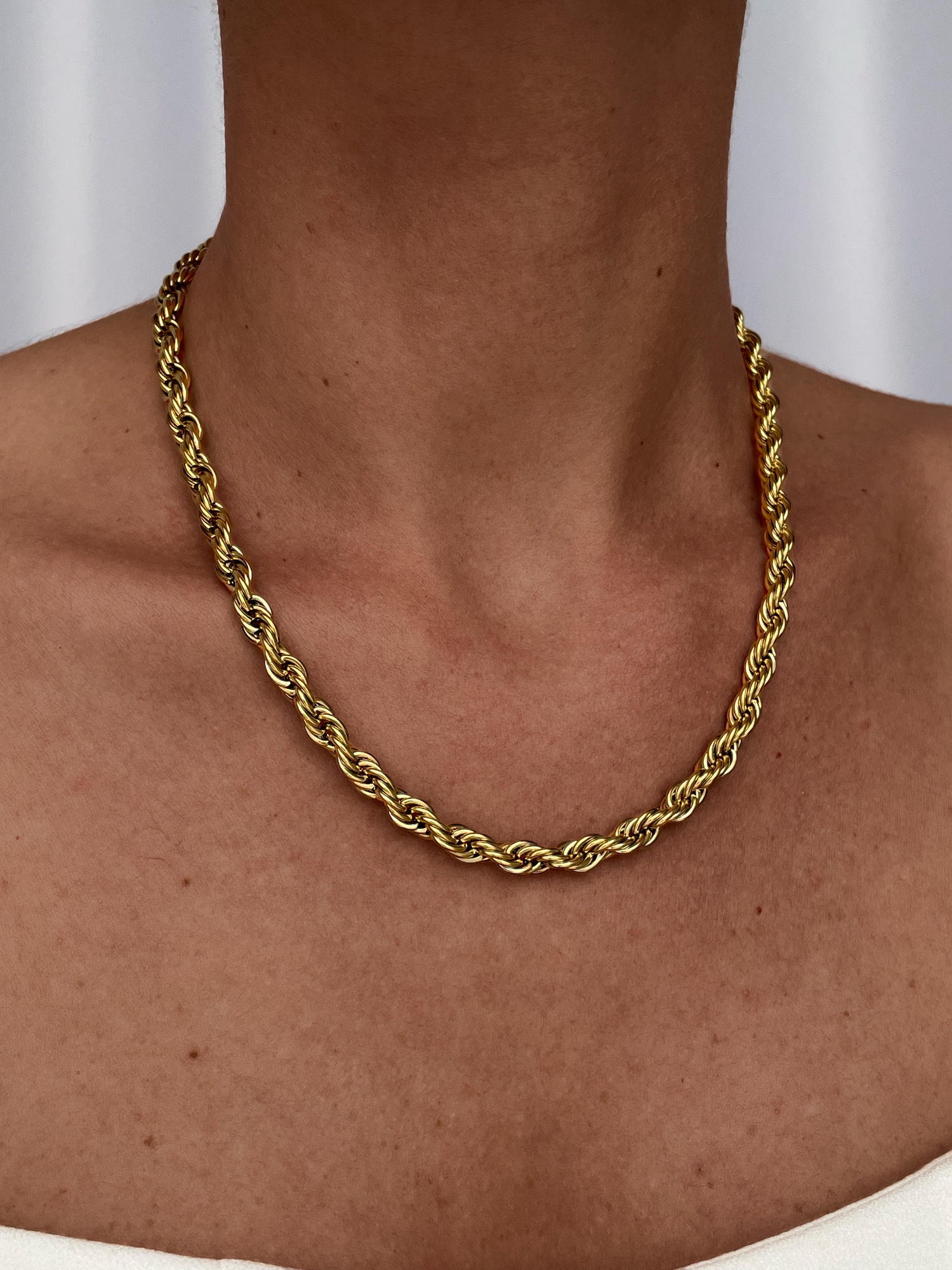 img_9261 Çelik Gold Burgu Zincir Kolye 5mm 45+5cm