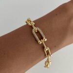 Özel Seri Zirkon Taşlı Marka Gold Bileklik