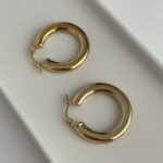 Özel Seri Büyük Gold Halka Küpe