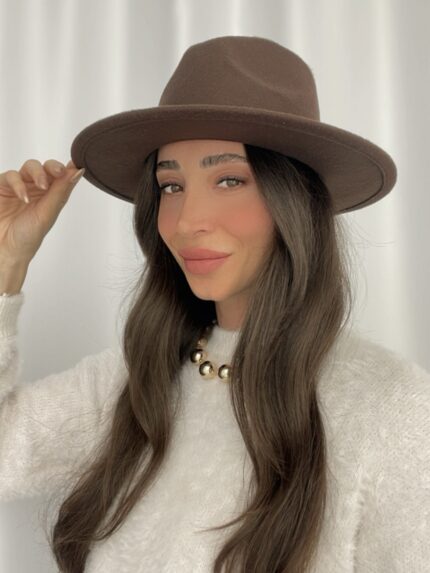 Kahverengi Fötr Şapka