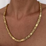 Çelik Gold Figaro Zincir Kolye 55cm