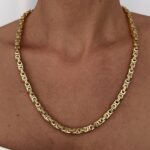 Çelik Gold Figaro Zincir Kolye 55cm