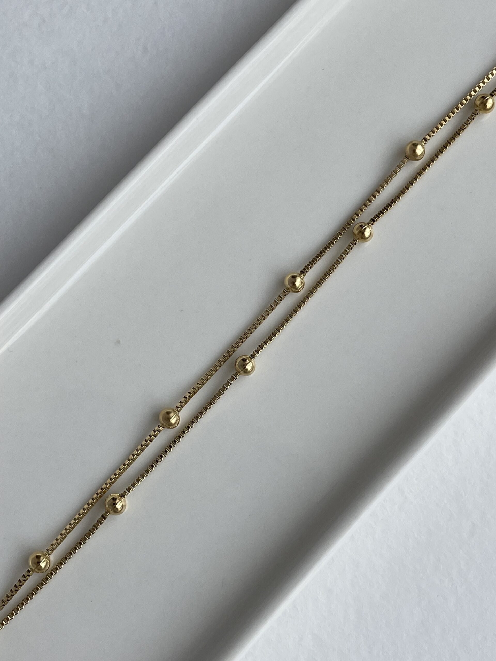 img_1450 Çelik İkili Zincir Top Detay Gold Halhal