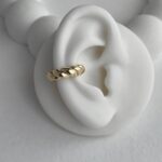 Özel Seri Burgu Tasarım Gold Earcuff