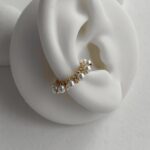 Özel Seri İnci Tasarım Gold Earcuff