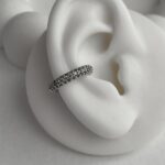 Özel Seri Zirkon Taşlı Gümüş Halka Earcuff
