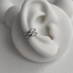 Özel Seri İkili Tasarım Gümüş Halka Earcuff
