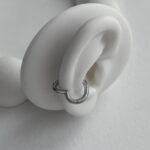 Özel Seri Kalp Tasarım Gümüş Earcuff