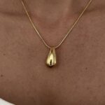 Çelik Damla Tasarım Gold Marka Kolye