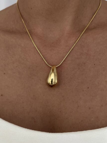 Çelik Damla Tasarım Gold Marka Kolye