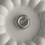 Özel Seri Tırtık Tasarım Gümüş Earcuff