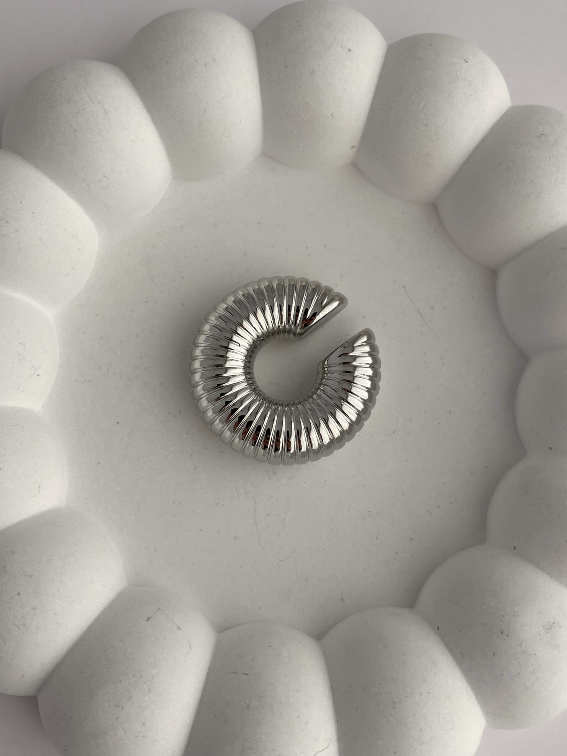 img_3614 Özel Seri Tırtık Tasarım Gümüş Earcuff