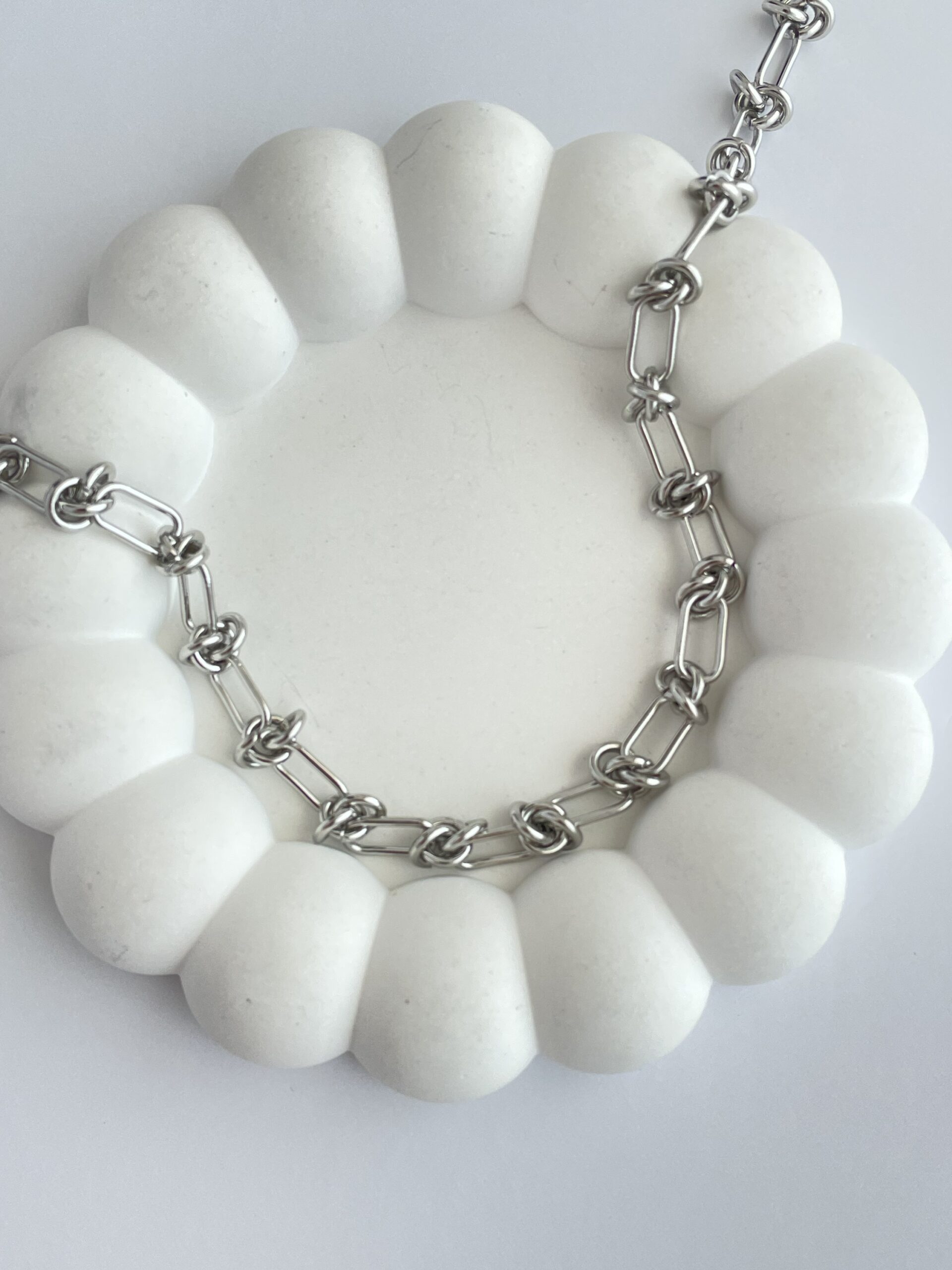 img_5596 Düğüm Tasarım Gümüş Çelik Kolye