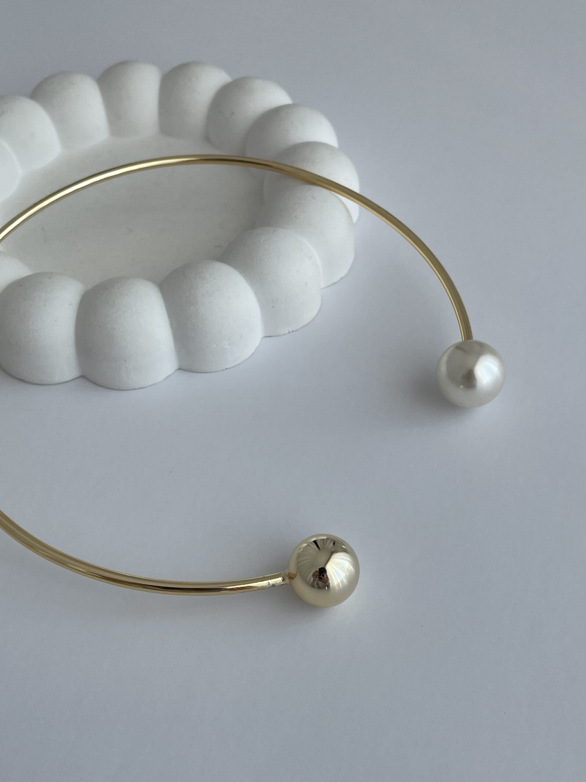 img_5735 Özel Seri İnci Detaylı Gold Choker Kolye