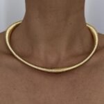 Özel Seri Geometrik Desen ZRA Model Gold Kolye