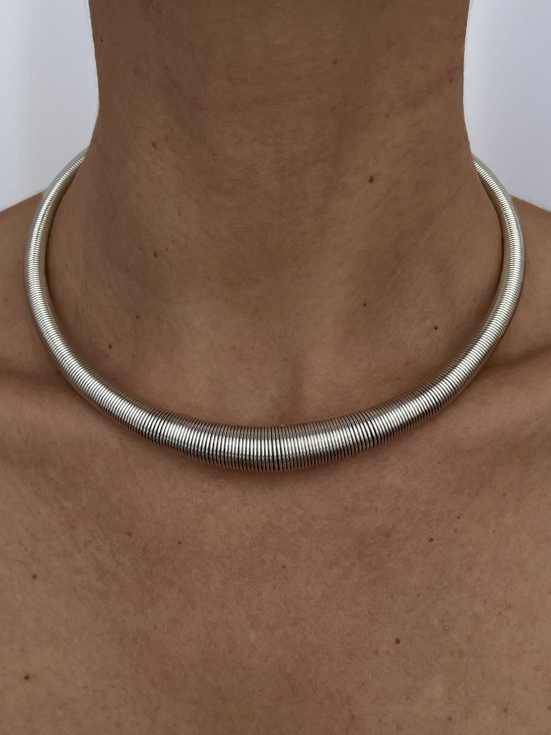 img_7335 Özel Seri Geometrik Desen ZRA Model Gümüş Kolye