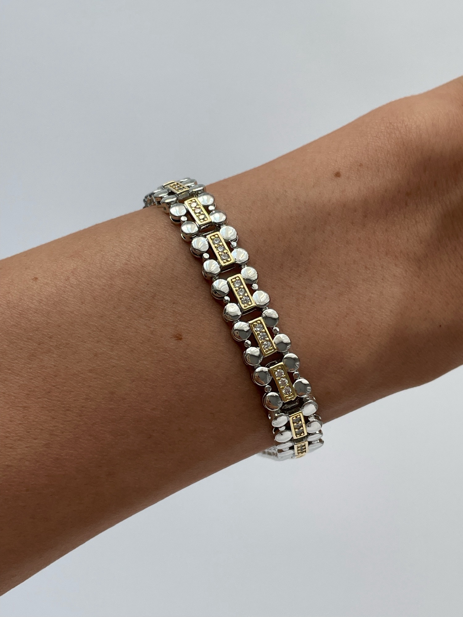 img_9261-1 Özel Seri Zirkon Taşlı Gold Gümüş Bileklik