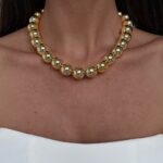 Özel Seri Gold Büyük Top Kolye