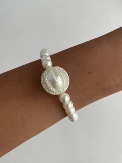 LP Özel Üretim Tek Top Tasarım İnci Bileklik