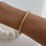 Özel Seri Sarmal Desen Gold Bileklik