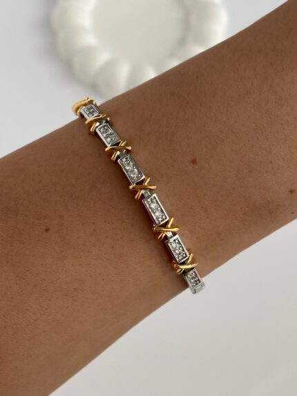 Özel Seri Marka X Tasarım Kelepçe Bileklik