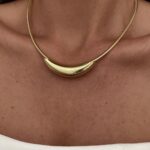 Özel Seri Geometrik Desen Gold Kolye