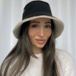 Siyah İçi Kürklü Bucket Şapka