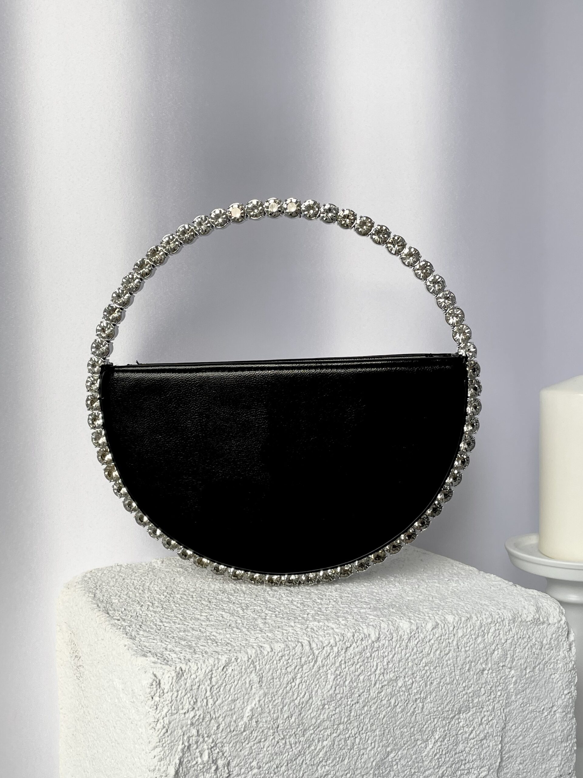 img_5322 Mondo - Premium Taşlı Yuvarlak Çanta