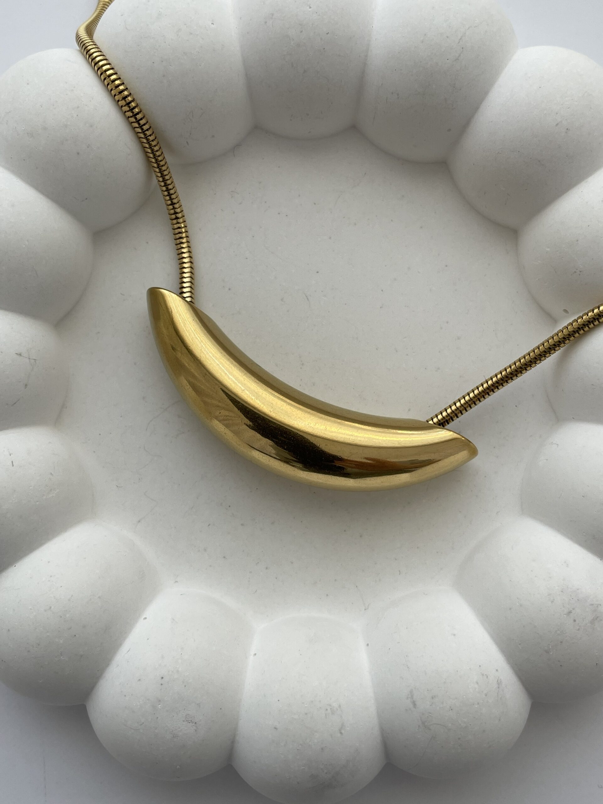 img_8525 Çelik Geometrik Desen Gold Kolye