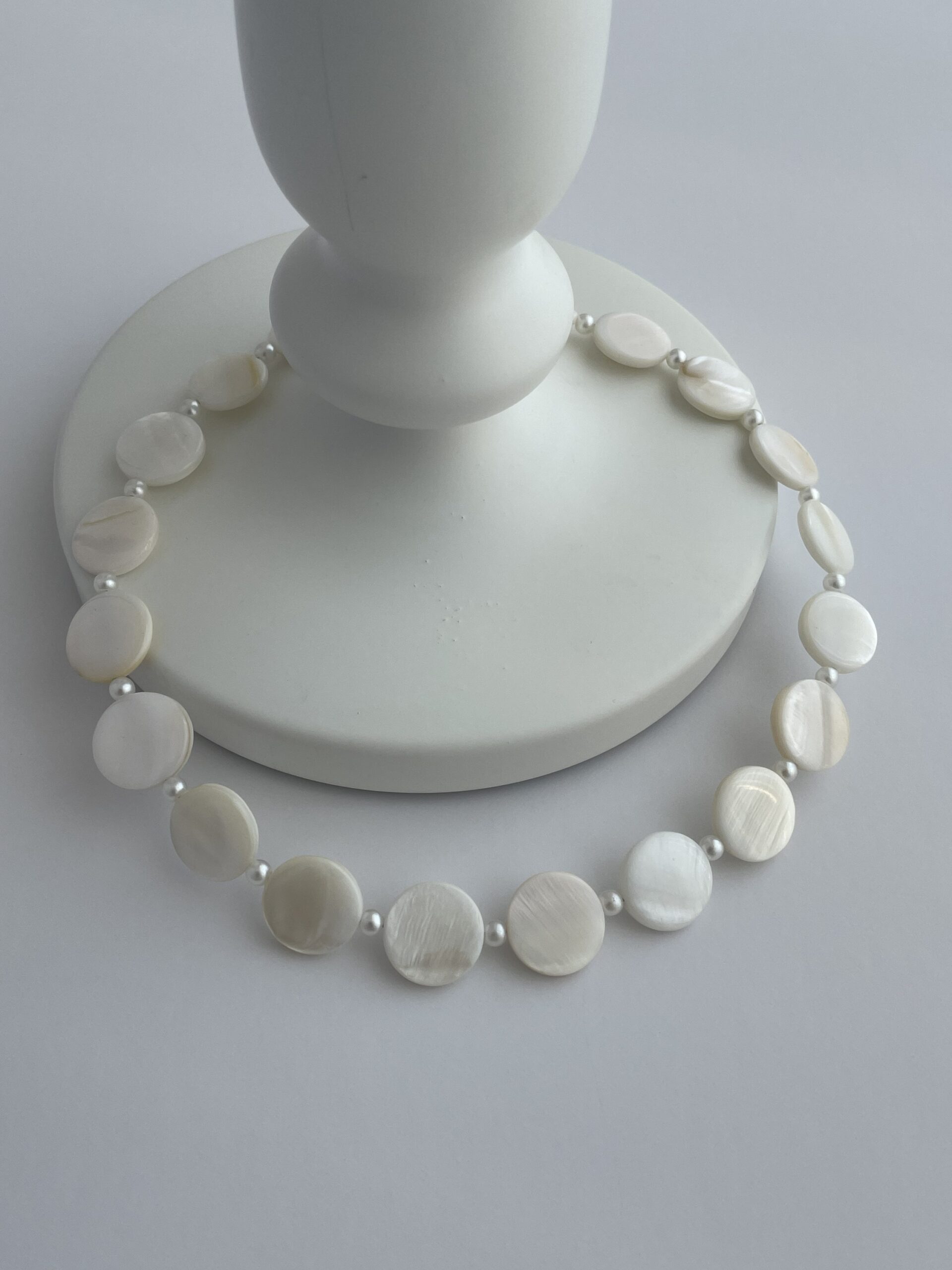 img_9321 LP Özel Üretim Yuvarlak Sedefli İnci Choker Kolye