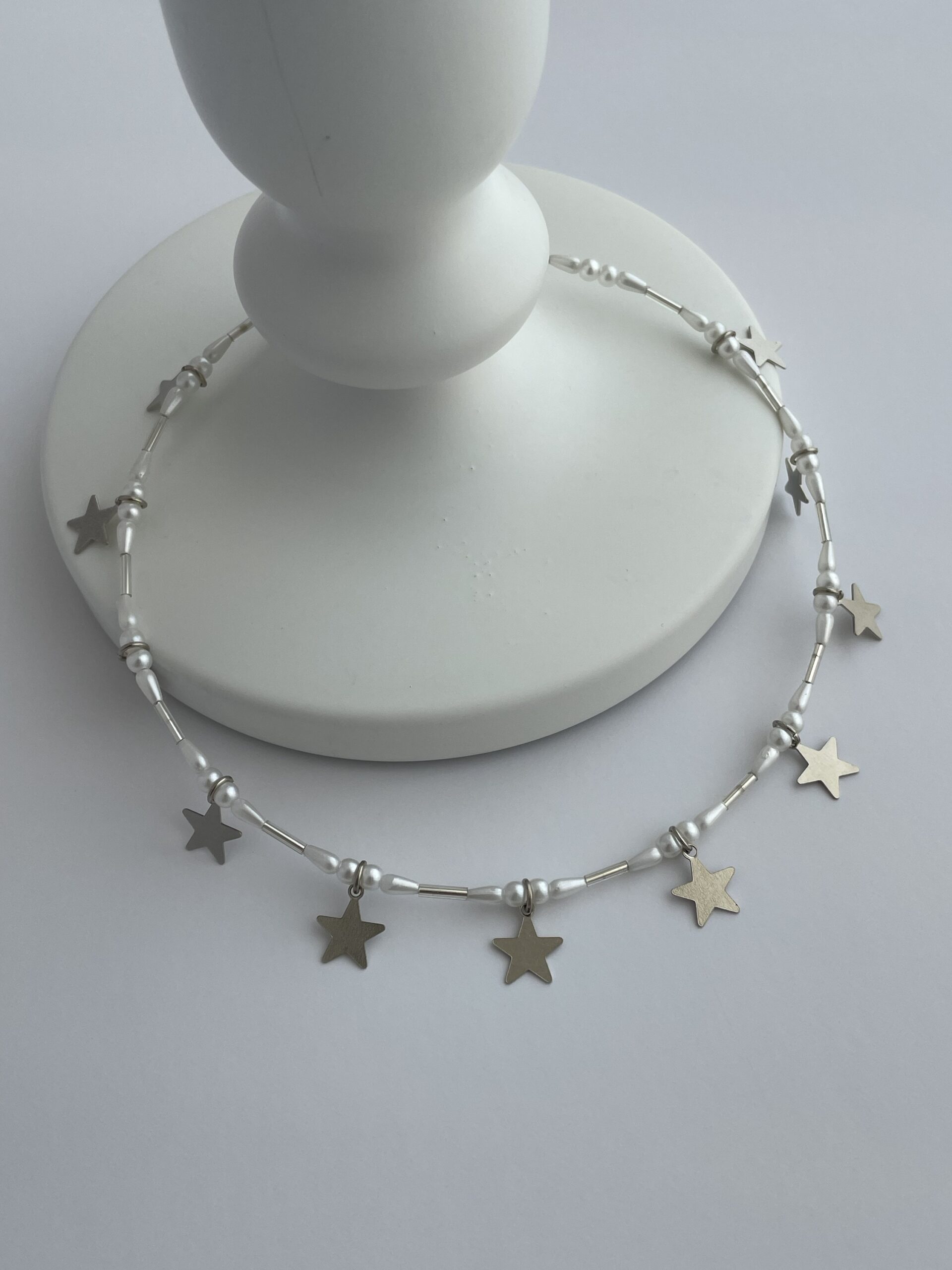 img_9325 LP Özel Üretim Yıldız Tasarım İnci Choker Kolye