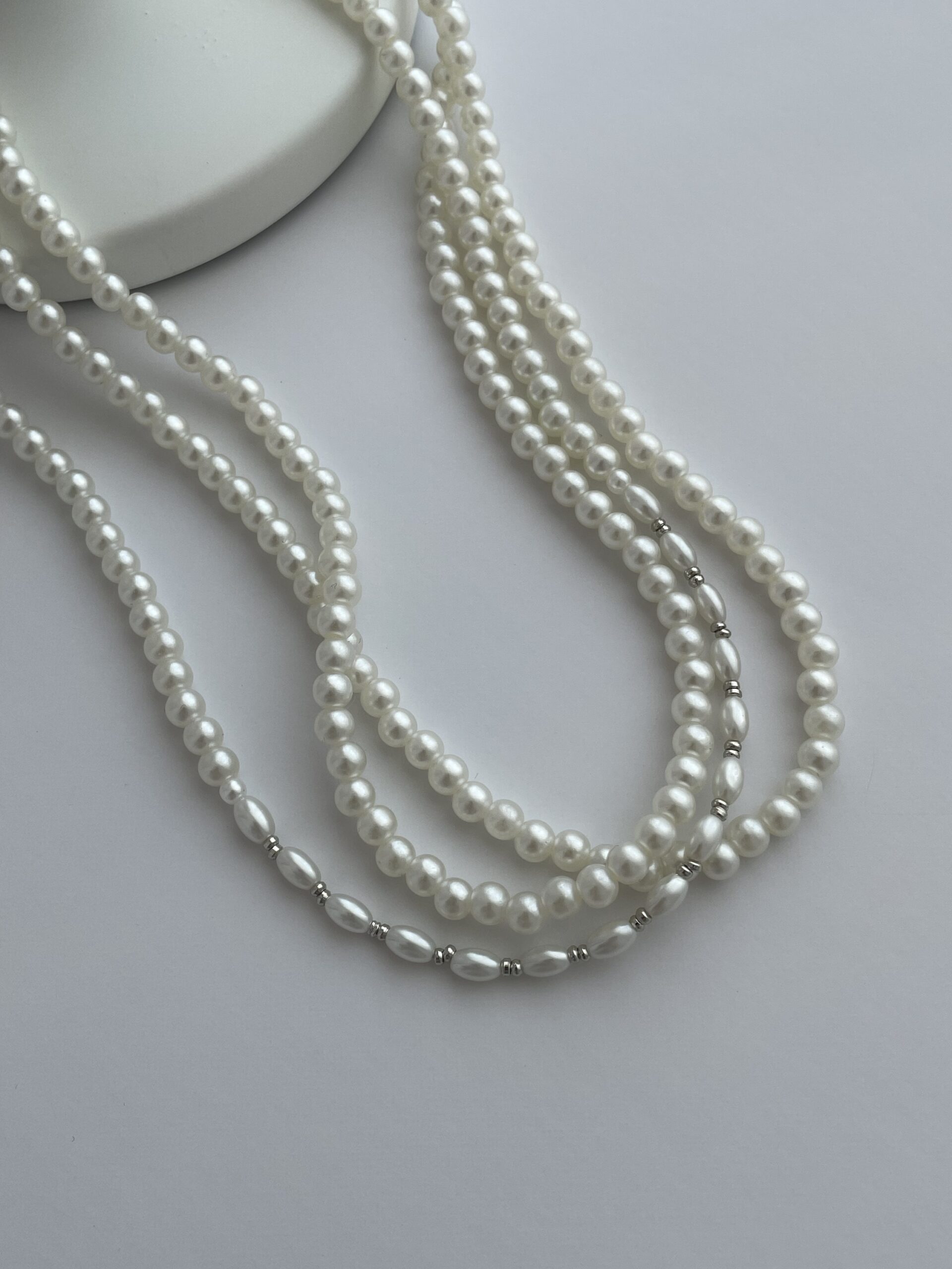 img_9370 LP Özel Üretim Üç Sıra İnci Kolye