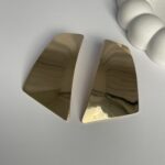 Özel Seri Marka Model Büyük Geometrik Desen Gold Küpe