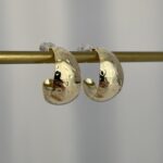 Özel Seri Geometrik Desen Gold Küpe