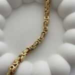 Çelik Gold Figaro Zincir Bileklik